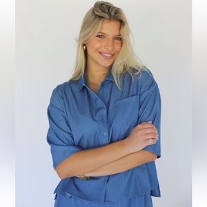 ByTess Liv Denim Blouse